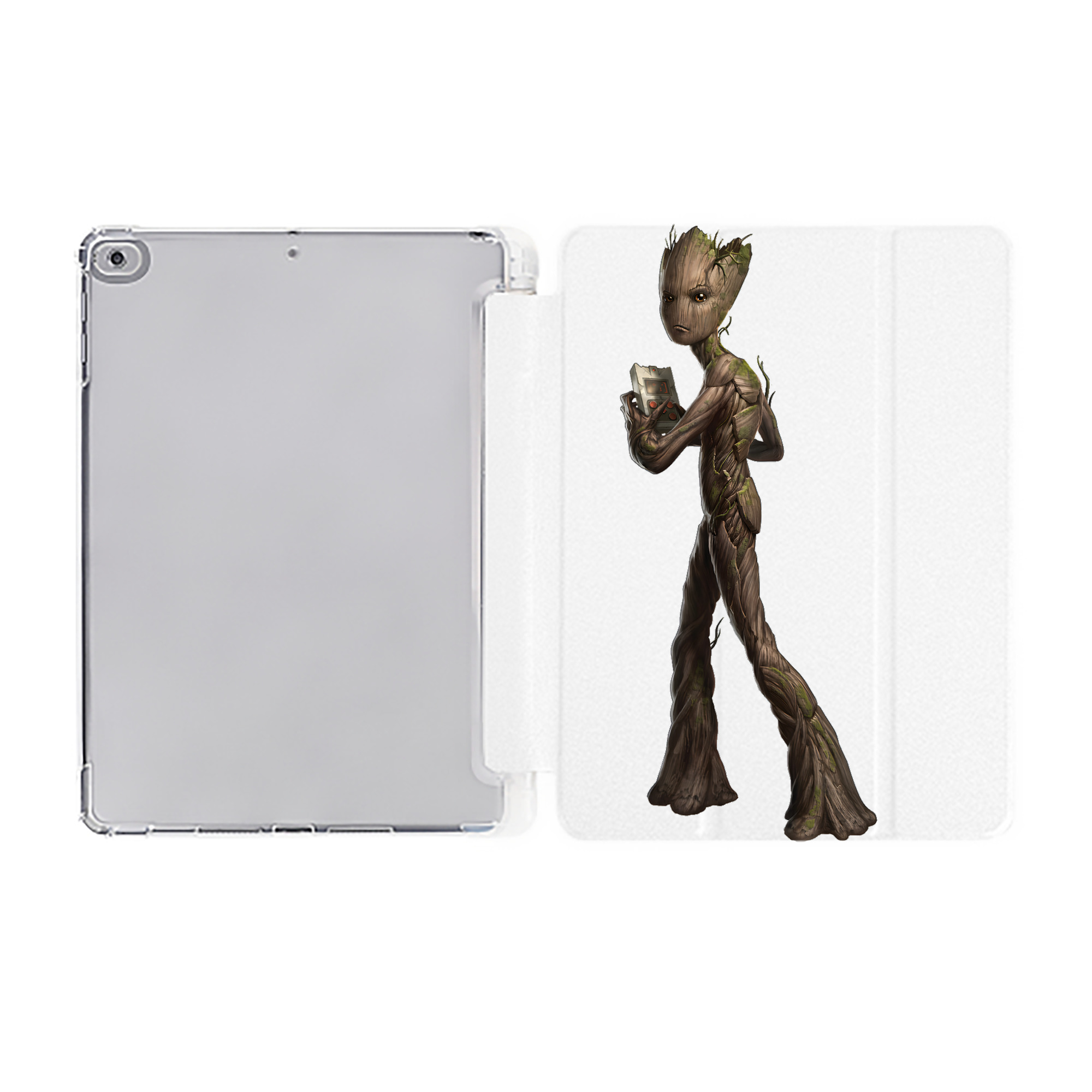 （画像用） アベンジャーズ The Avengers IPad ケース ペン収納付き 三つ折りスタンド PUレザー×シリコン 対応機種9.5/10.5/10.9インチ